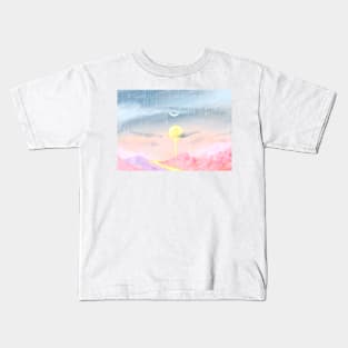 Melting sun Kids T-Shirt